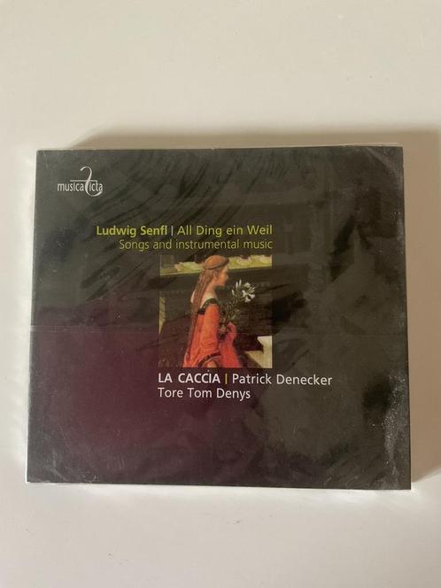 Cd Ludwig s'Enflamme, La Caccia Patrick Denecker, nouveau, CD & DVD, CD | Classique, Enlèvement ou Envoi