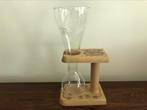 Kwak glas in houder houten staander, Ophalen of Verzenden, Zo goed als nieuw, Glas of Glazen, Overige merken