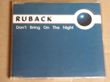 CD - RUBACK – Don't Bring On The Night beschikbaar voor biedingen