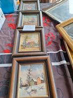Mooie schilderijen.  40 €, Antiek en Kunst, Kunst | Schilderijen | Klassiek, Ophalen of Verzenden