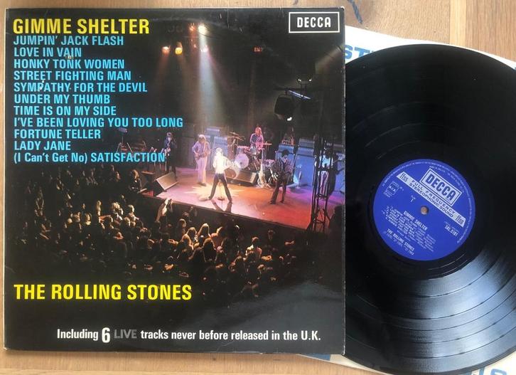 ROLLING STONES - Gimme shelter (LP), Cd's en Dvd's, Vinyl | Rock, Poprock, 12 inch, Ophalen of Verzenden