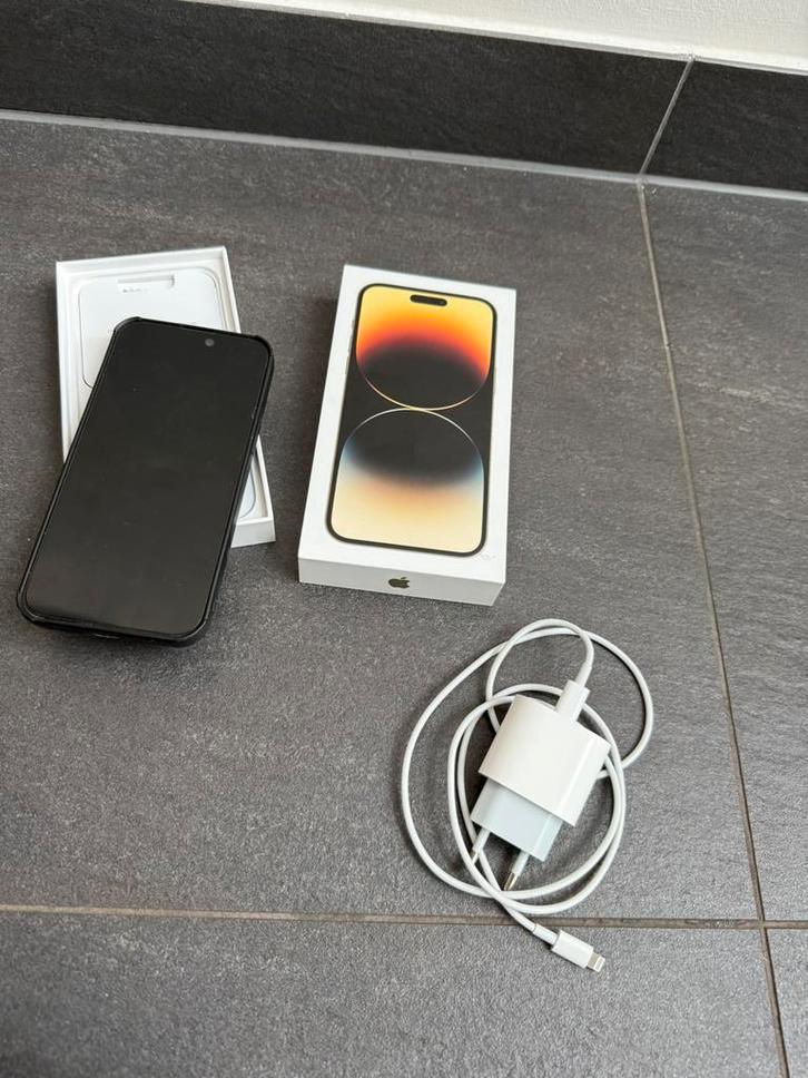 iphone 14 pro max, 256gb - goud, Telecommunicatie, Mobiele telefoons | Apple iPhone, Zo goed als nieuw, 256 GB, Zonder abonnement