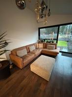 Poef/ hocker met bijhorende kussens, Ophalen, Industrieel, strak landelijk, modern, 100 tot 125 cm, Zo goed als nieuw