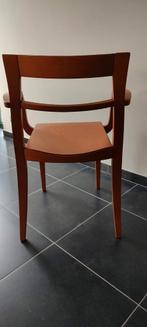 Massieve kerselaren tafel en 6 stoelen, Huis en Inrichting, Ophalen