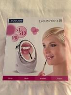 Led-spiegel met vergrootglas x 10/Lanaform nieuw, Ophalen, Minder dan 50 cm, Rond, Nieuw