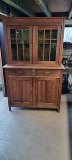 Buffetkast, Huis en Inrichting, Kasten | Buffetkasten, Ophalen, Gebruikt, 100 tot 150 cm, Glas