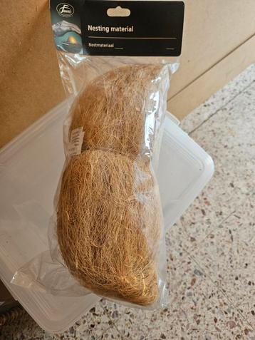 Fibre de coco neuf pour bouvreuils ou autres scellé 6X  beschikbaar voor biedingen