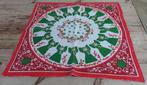 Vintage tafel/ kerstboom kleedje met engelen, Scandinavië, Diversen, Kerst, Ophalen of Verzenden, Gebruikt
