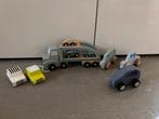 Little Dutch transporter houten autotransporter met auto's, Ophalen, Gebruikt
