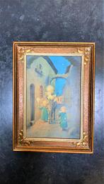 Magnifique tableau avec belle moulure, Antiquités & Art, Enlèvement