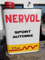 Vintage olieblik NERVOL sport automix, Ophalen of Verzenden, Zo goed als nieuw, Verpakking