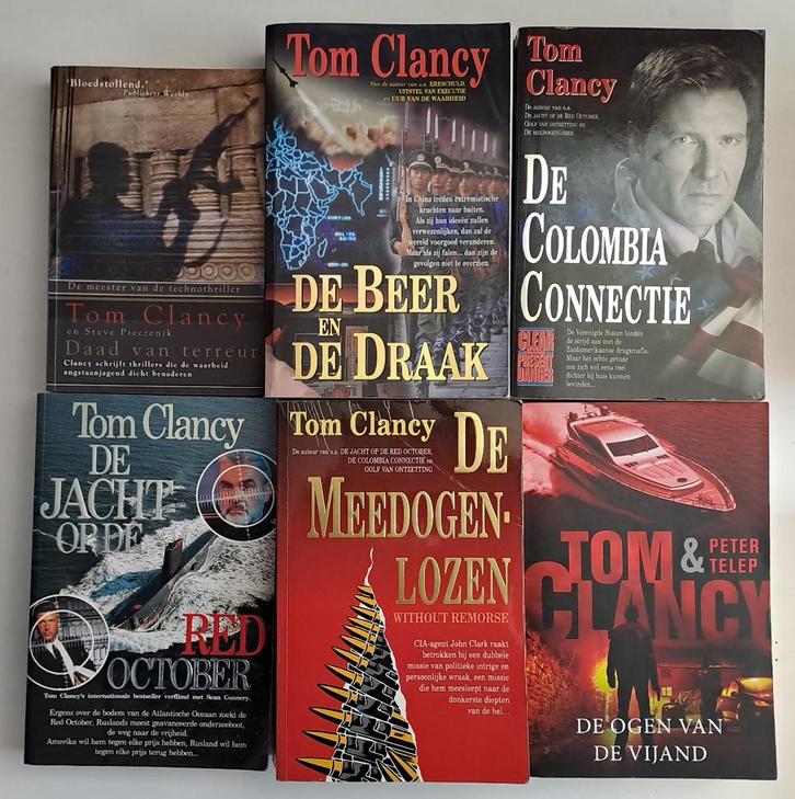 Boeken Tom Clancy, Boeken, Thrillers, Gelezen, Ophalen of Verzenden