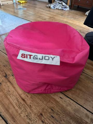 Pouf enfant rose « Sit&joy beschikbaar voor biedingen