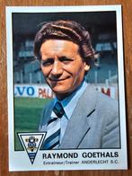 Panini Football 78 nr 3 Raymond Goethals Anderlecht!, Ophalen of Verzenden, Zo goed als nieuw, Sticker