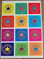 CONVERSE - ALL STAR: 12 kleurrijke stickers, Ophalen of Verzenden, Gebruikt, Merk