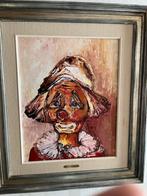 Schilderij met clown, Ophalen, Zo goed als nieuw