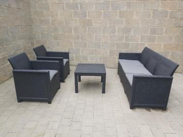 5-zits tuinmeubelset tuinmeubilair beschikbaar voor biedingen