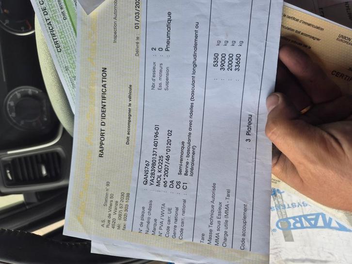 benne mol alu, Auto's, Vrachtwagens, Particulier, Elektrisch, Automaat, Ophalen