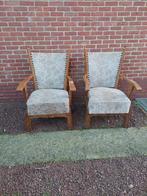 Gratis 2 antieke houten stoelen, Antiek en Kunst, Ophalen