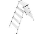Hailo D60 aluminium trapladder 2 x 5 treden: 98€, Ophalen of Verzenden, Nieuw, Gereedschap of Accessoires
