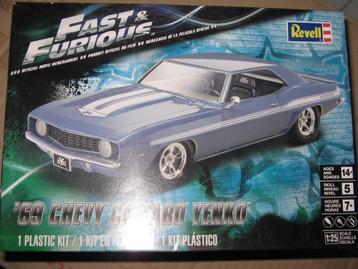 bouwdoos fast & furious auto op 1/25, Enlèvement ou Envoi, Neuf, Voiture, Revell