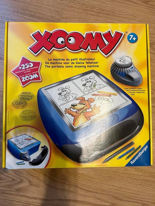 Xoomy - tekenmachine + dierenset, Kinderen en Baby's, Speelgoed | Educatief en Creatief, Zo goed als nieuw, Knutselen, Ontdekken