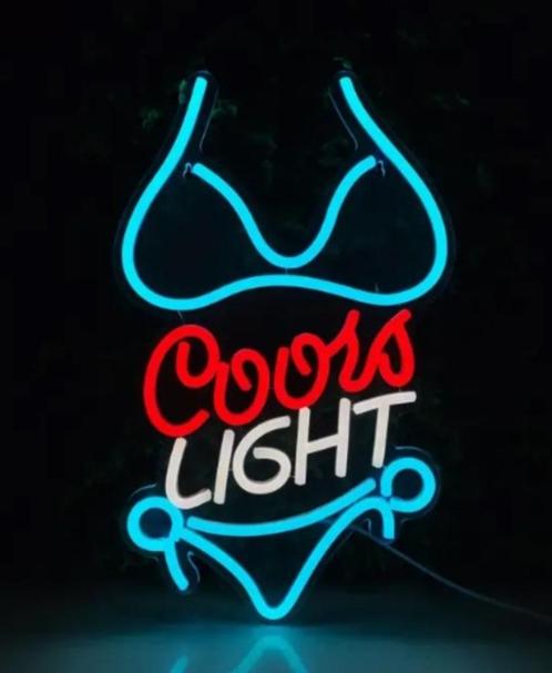 Coors light LED acryl neon veel andere reclame verlichtingen, Verzamelen, Merken en Reclamevoorwerpen, Nieuw, Lichtbak of (neon) lamp