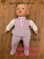 Babypop 32cm Zapf Creation met pyjama van Baby Born, Kinderen en Baby's, Speelgoed | Poppen, Ophalen of Verzenden, Zo goed als nieuw