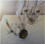 2 belles appliques murales anciennes en métal avec cloches, Enlèvement ou Envoi, Comme neuf, Métal