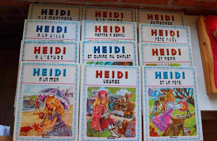 Livres à 30 € - Lot de 12 livres Heidi, Boeken, Kinderboeken | Jeugd | 10 tot 12 jaar, Ophalen