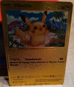 Pikachu - gouden kaart, Ophalen of Verzenden, Zo goed als nieuw, Losse kaart