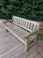 Tuinbanken (N-Europees hardhout - 2 stuks - 1m35 en 1m80, Tuin en Terras, Ophalen, Gebruikt, Hout