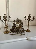 Schouwgarnituur met 2 kandelaars, Enlèvement