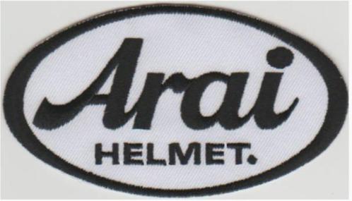 Arai Helmet stoffen opstrijk patch embleem #3, Motos, Accessoires | Autocollants, Envoi