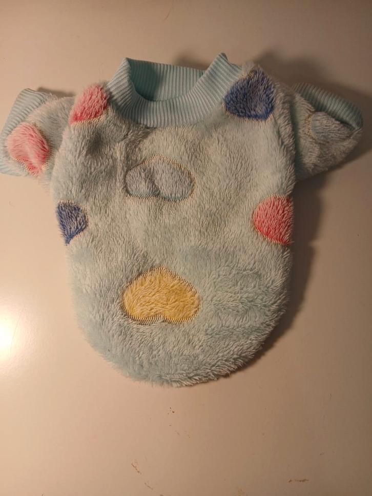 Maat smal. Warme zachte blauwe trui voor bv Toy chihuahua, Dieren en Toebehoren, Hondenkleding, Zo goed als nieuw, Hondentrui