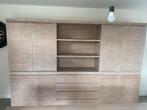 Eiken buffetkast, Ophalen, 200 cm of meer, Eikenhout, Zo goed als nieuw