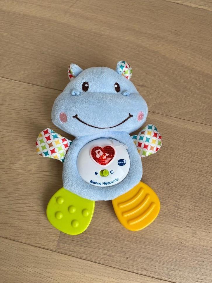 Bijtring Vtech nijlpaardje, Kinderen en Baby's, Speelgoed | Vtech, Zo goed als nieuw, 0 tot 6 maanden, Ophalen