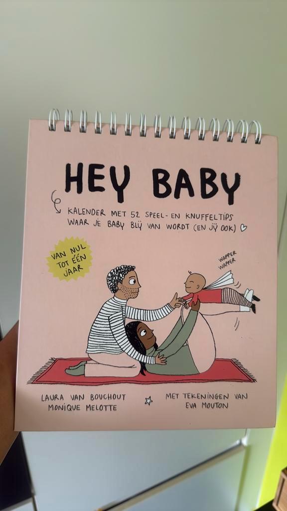 Monique Melotte - Hey baby, Boeken, Kinderboeken | Baby's en Peuters, Zo goed als nieuw, Ophalen
