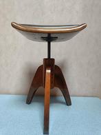 Vintage verstelbaar pianokruk, Muziek en Instrumenten, Ophalen of Verzenden, Gebruikt, Bruin