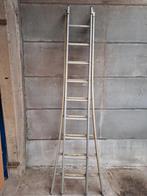 Ladder 2x9 treden, Doe-het-zelf en Bouw, Ladders en Trappen, Ophalen, Ladder