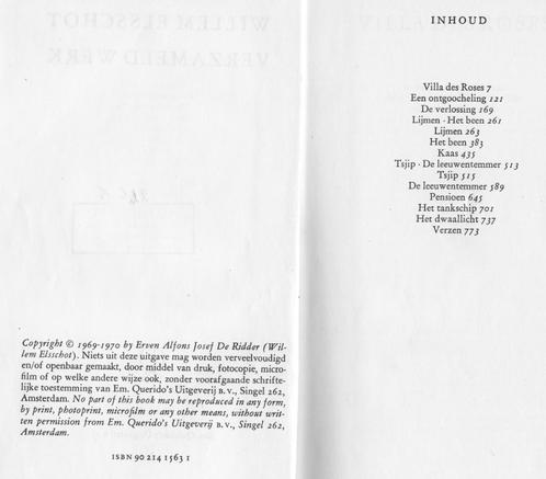 Willem Elsschot “Verzameld werk”, Boeken, Literatuur, Zo goed als nieuw, België, Ophalen of Verzenden