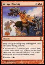 Savage Beating - DST - MTG - NM, Hobby & Loisirs créatifs, Enlèvement ou Envoi