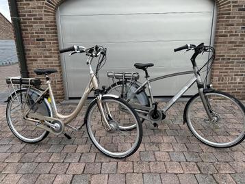 2 supermooie electrische fietsen als nieuw  beschikbaar voor biedingen