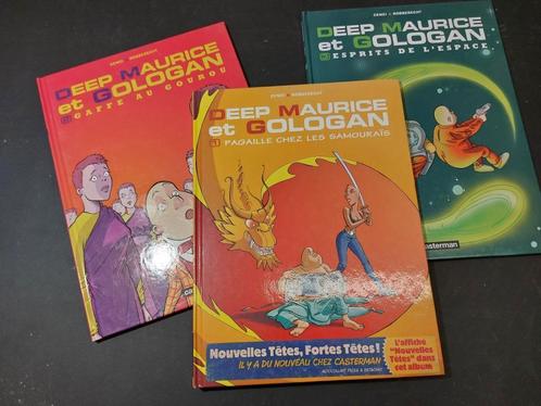 DEEP MAURICE et GOLOGAN - Série complète (3 vol), Boeken, Stripverhalen, Zo goed als nieuw, Complete serie of reeks, Ophalen of Verzenden