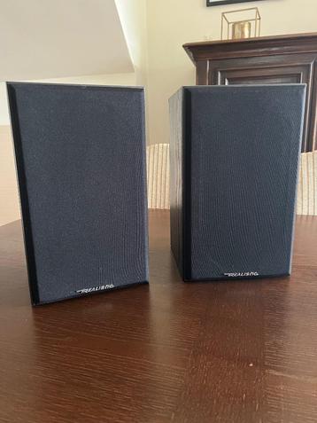 Realistic luidsprekers, Audio, Tv en Foto, Luidsprekerboxen, Ophalen, Gebruikt, Minder dan 60 watt, Front, Rear of Stereo speakers
