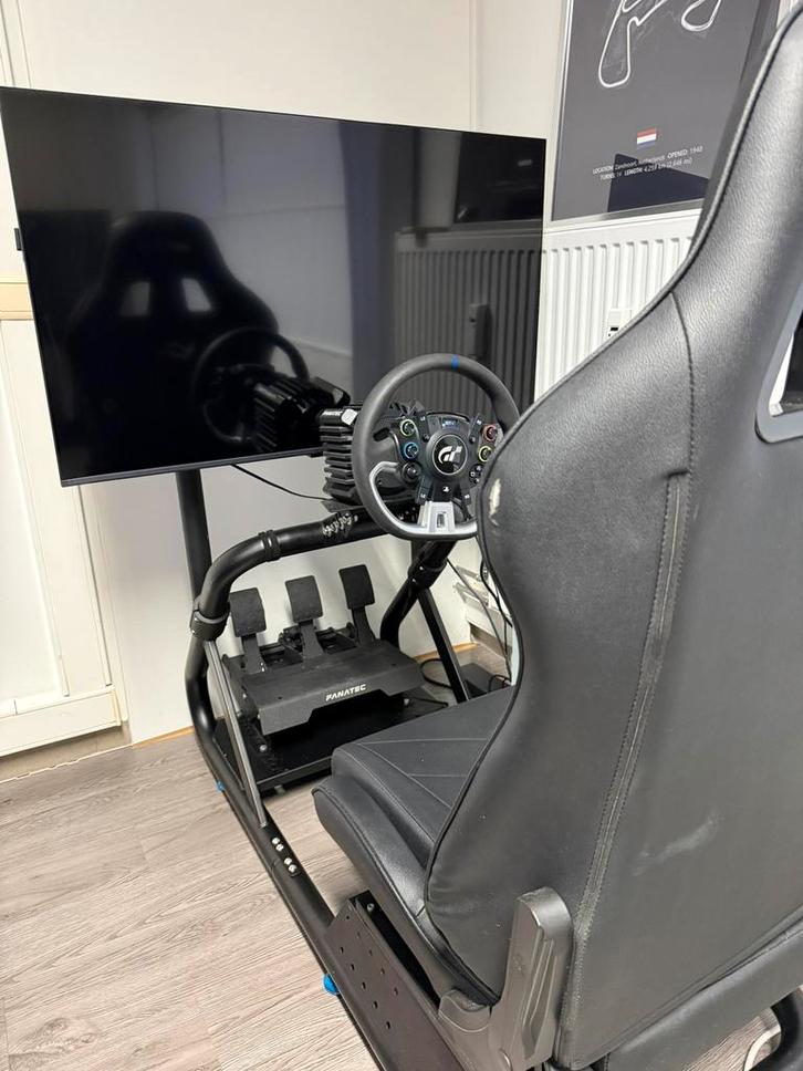 Complete Fanatec Playstation simulator, Games en Spelcomputers, Spelcomputers | Sony Consoles | Accessoires, Gebruikt, PlayStation 5