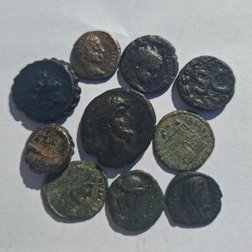 10 Antieke Munten Lot (Antiek Grieks & Romeinse Rijk beschikbaar voor biedingen