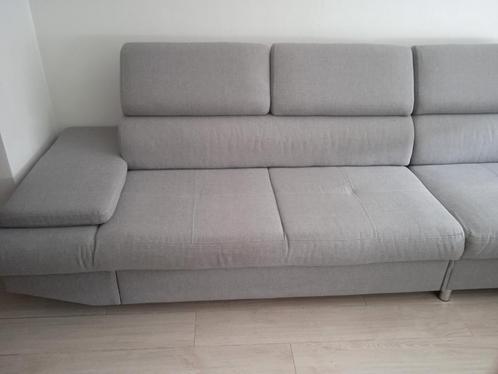 Mooi licht grijs hoek salon, Huis en Inrichting, Slaapkamer | Slaapbanken, Zo goed als nieuw, 100 cm, 190 cm of minder, Twijfelaar