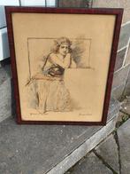 Lithographie épreuve d artiste signe Armand rassenfosse, Enlèvement ou Envoi