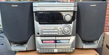 Aiwa Stereo Radio Cd en Cassette, Audio, Tv en Foto, Stereoketens, Ophalen, Zo goed als nieuw